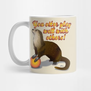 Otter Play Well Mug